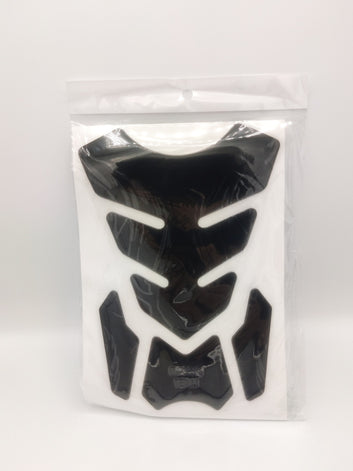 Universal 3D Motorcycle Tank Protection Sticker BLUE Tank Pad