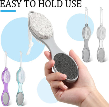 4 in 1 Pedicure Tool Callus Remover Brush – Complete Foot Care Solution
