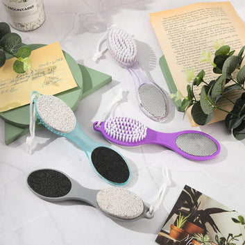 4 in 1 Pedicure Tool Callus Remover Brush – Complete Foot Care Solution
